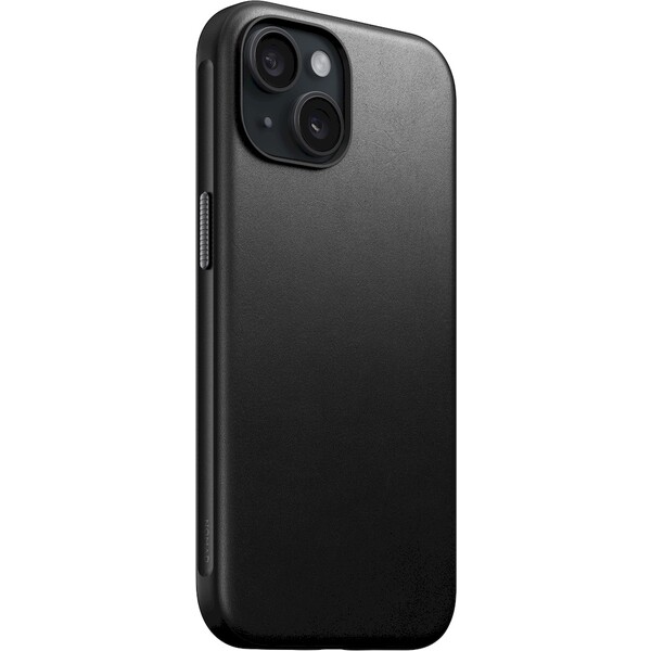 Nomad Modern Leather MagSafe kryt iPhone 15 čierny