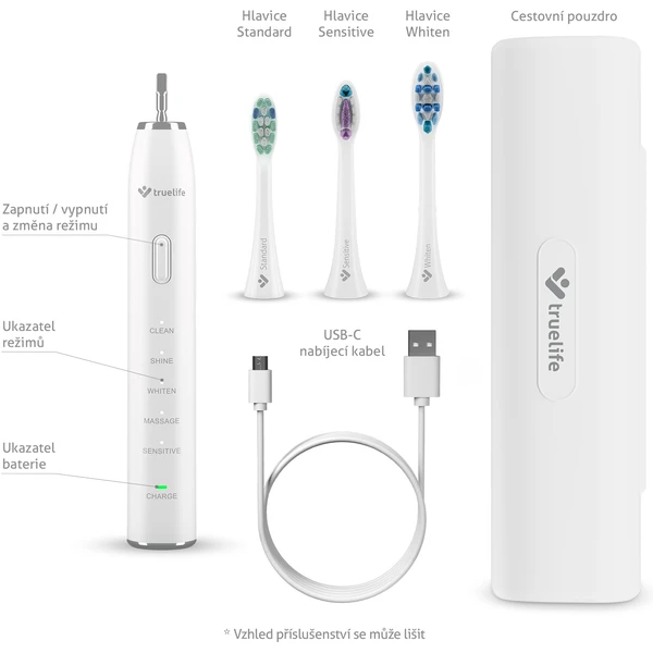 TrueLife SonicBrush Clean30 Duo sonická kefka biela/čierna - Zubné kefky - Obrázok 20b1a1ce35b94841ad2be8b54bcb517c