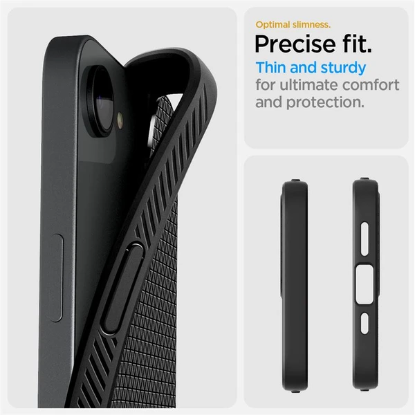 Spigen Liquid Air kryt iPhone 17e/16e matne čierny - Puzdra - Obrázok 20bf2137b0194ec6b2ab46b0eaba895b