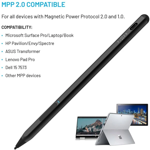 FIXED Graphite Active dotykové pero pre MPP 2.0 čierne - Stylusy - Obrázok 20c438fb404c40ed8f29ef6a2e59b0ae