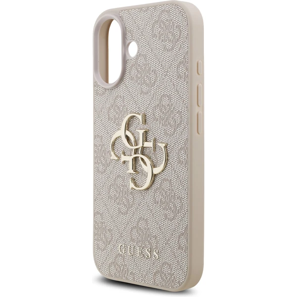 Guess PU 4G Metal Logo Strap kryt iPhone 17 ružový - Puzdra - Obrázok 20e9baf87d814d76b6ecb21935fb84e3