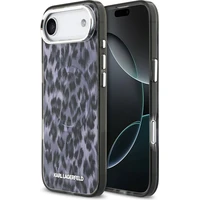 Karl Lagerfeld IML Leopard MagSafe kryt iPhone Air sivý - Puzdra