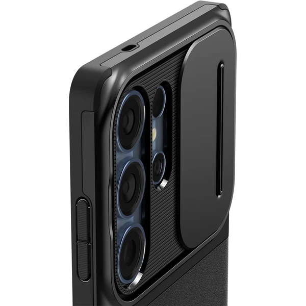 Spigen Optik Armor kryt Samsung Galaxy S25 Ultra čierny - Puzdra - Obrázok 21086516c59e421b99727b2d65a15331