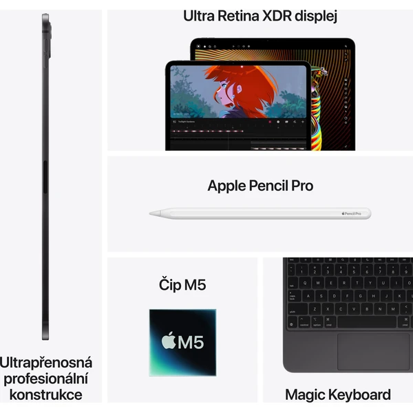 Apple iPad Pro 13" (2025) 1 TB Cellular strieborný - Tablety - Obrázok 2117bde511f34bc4a98dd31eb8116b3e