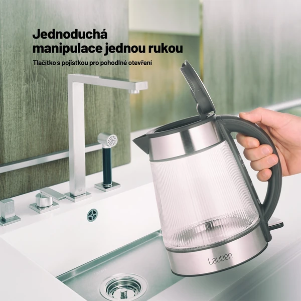 Lauben Glass Electric Kettle 17GG - Rychlovarné konvice - Obrázok 212693ab31ed462b888d4b5b7c3a2efd