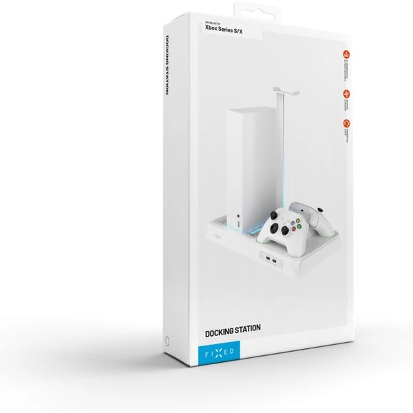 FIXED nabíjacia stanica pre Xbox Series X/S s odvetrávaním, biela - Nabíjačky - Obrázok 2137d8f0f3ea431c849170f2f25fd7bf