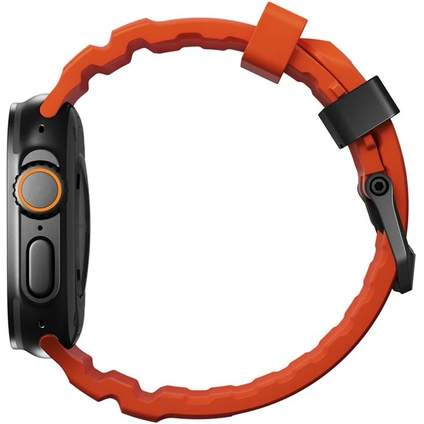 Nomad Rocky Point Band remienok Apple Watch 49/45/44/42mm čierny/oranžový - Remienky - Obrázok 2145a62cfa474464952597de8f3f8458