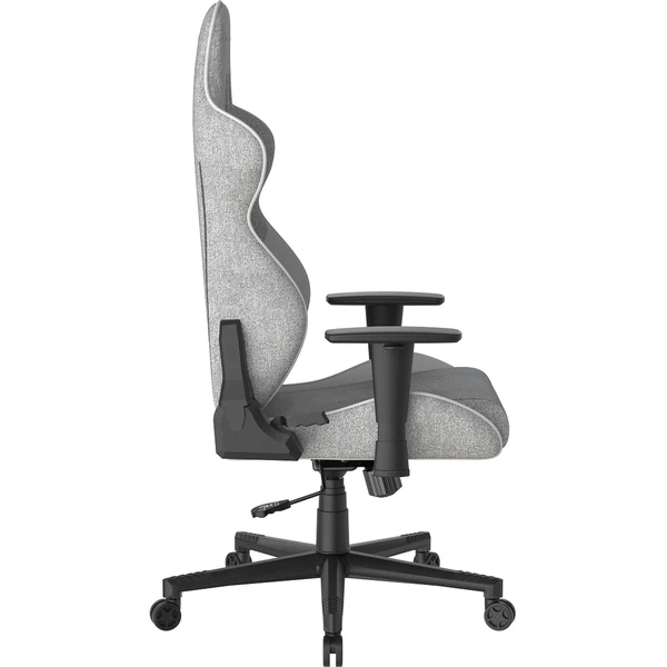 DXRacer GLADIATOR látková herná stolička šedo-biela - Stoličky - Obrázok 214D000O01