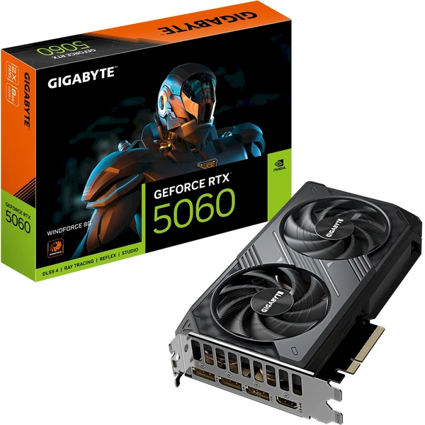 GIGABYTE NVIDIA GeForce RTX 5060 WINDFORCE 8G - Grafické karty - Obrázok 214F000O01
