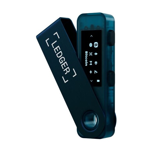 Ledger Nano S Plus krypto peňaženka (Android/MacOS/Windows/Linux) zafírovo modrá