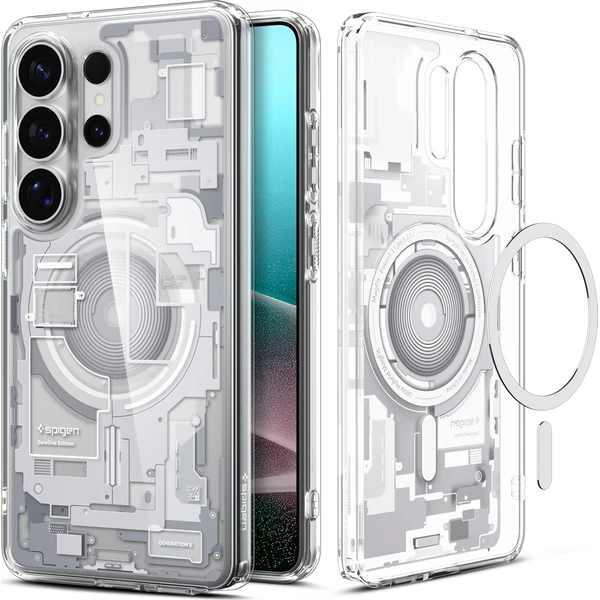Spigen Ultra Hybrid MagSafe kryt Samsung Galaxy S26 Ultra zero one white - Puzdra - Obrázok 21808bbdf5bf43019a3508e07d46bd2f
