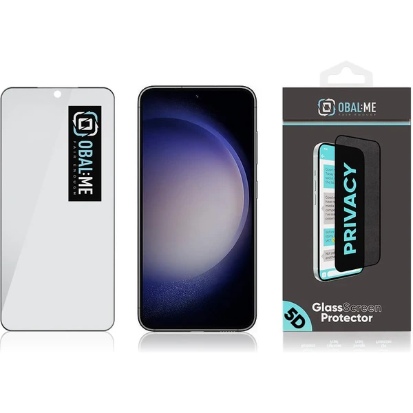 OBAL:ME Privacy 5D tvrdené sklo Samsung Galaxy S23 čierne - Ochranné fólie a sklo - Obrázok 21823baca28b47a9927896dfb00f5f21