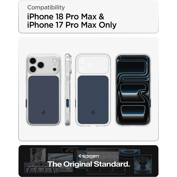 Spigen Ultra Hybrid T MagSafe kryt iPhone 18 Pro Max/17 Pro Max matná modrá - Puzdra - Obrázok 2189eb11b9fb432dbf007e91a6e3718a