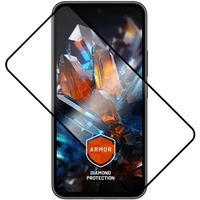 FIXED Armor prémiové tvrdené sklo s aplikátorom Samsung Galaxy A35 5G čierne - Ochranné fólie a sklo
