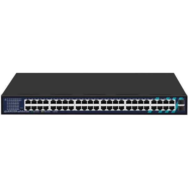 Lanview LVN-1UMOUNT-48PORT-2SFP-1G switch - Switche - Hlavný obrázok