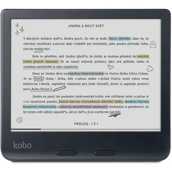 Kobo Libra Colour čítačka čierna - Čítačky elektronických kníh - Obrázok 21LB000K01