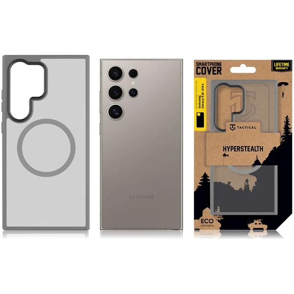 Tactical MagForce Hyperstealth kryt Samsung Galaxy S24 Ultra Light Grey - Puzdra - Obrázok 21M2000L01