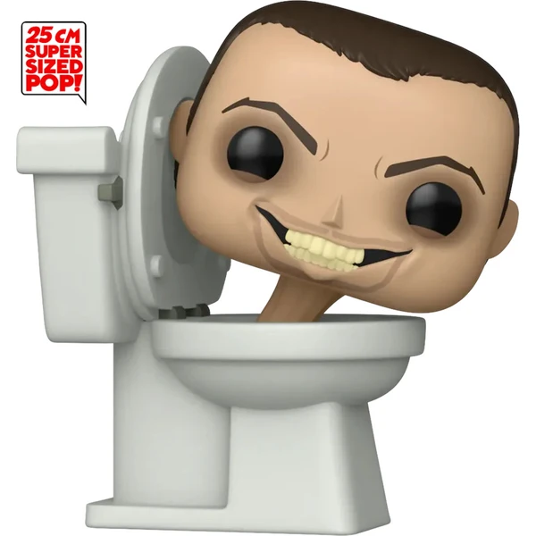 Funko POP! Jumbo #1955 Animation: Skibidi Toilet - Skibidi Toilet 25 cm - Funko POP! - Obrázok 21OG000J01