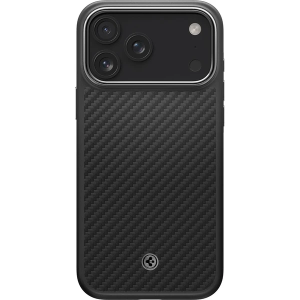 Spigen Enzo Aramid T kryt iPhone 17 Pro black/silver - Puzdra - Obrázok 21OH000K01