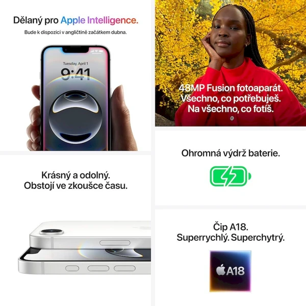 Apple iPhone 16e 128GB biely - Mobilné telefóny - Obrázok 21PD000K01