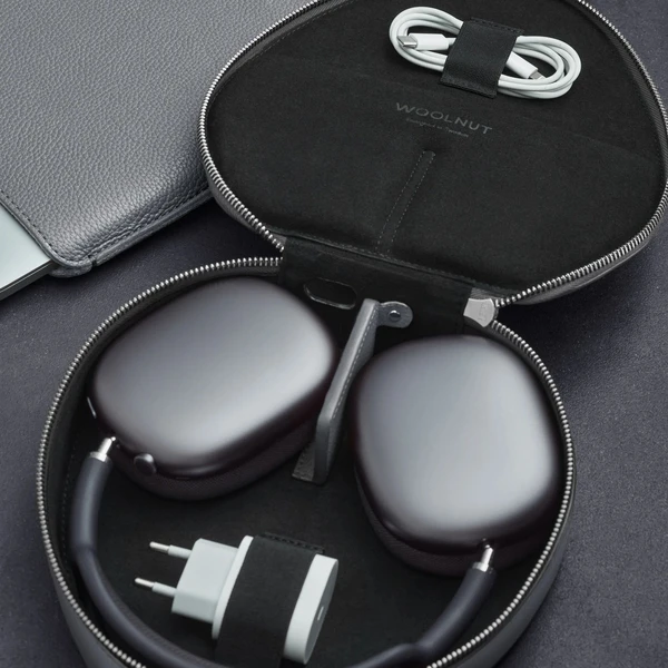 Woolnut Leather kožené puzdro pre AirPods Max šedé - Puzdra - Obrázok 21ZD000L01