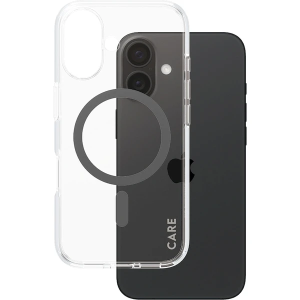 PanzerGlass® CARE kryt Apple iPhone 16 MagSafe Urban Combat číry/čierny - Puzdra - Obrázok 2208000P01