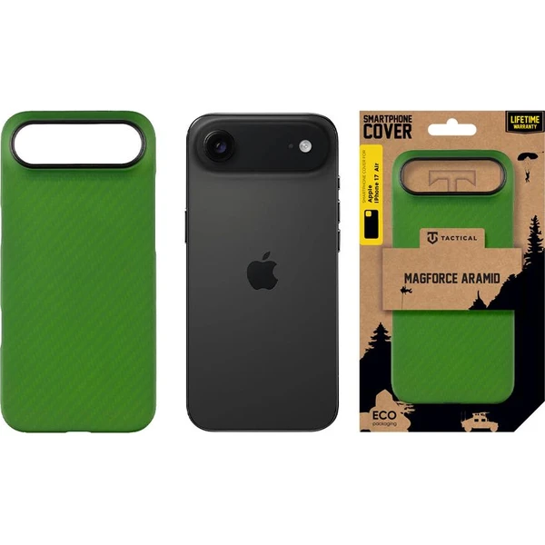 Tactical MagForce Aramid kryt Apple iPhone Air zelený - Puzdra - Obrázok 2218aebaadec4108a8f2d8e5c7f0f249