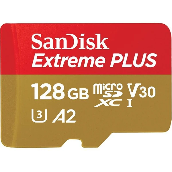 SanDisk Extreme Plus microSDXC 128GB + SD adaptér - Pamäťové karty - Hlavný obrázok