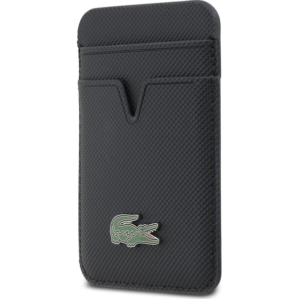 E-shop Lacoste PU Ikonická Petit Pique MagSafe peňaženka modrá