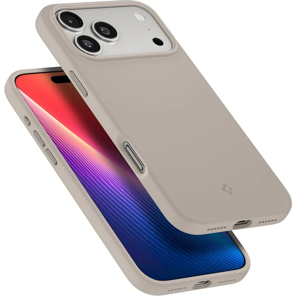 Spigen Silicone Fit MagSafe kryt iPhone 17 Pro Max stone - Puzdra - Obrázok 2239593cb6c84c909da6073831427049