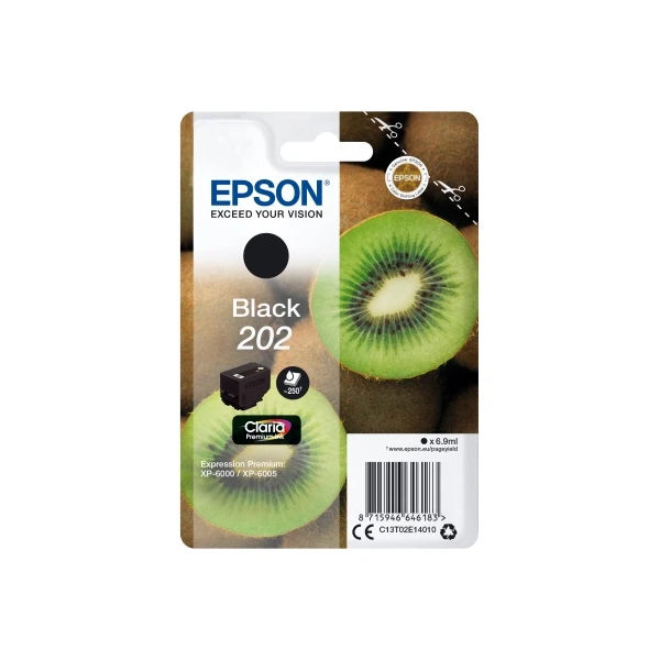 Epson 202 Kiwi Claria Premium čierny - Tonery - Hlavný obrázok