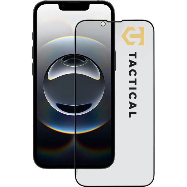 Taktický sklenený štít Ochrana súkromia Stealth 5D sklo Apple iPhone 13/13 Pro/14/16e/17e čierne - Ochranné fólie a sklo - Hlavný obrázok