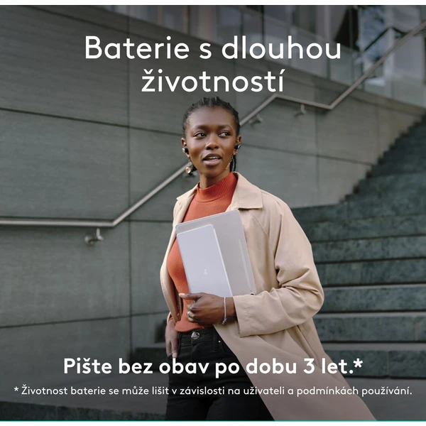 Logitech Keys to go 2 Apple bezdrôtová US klávesnica šedá - Klávesnice - Obrázok 2245000J01