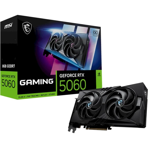 MSI NVIDIA GeForce RTX 5060 8G GAMING OC - Grafické karty - Obrázok 224F000O01