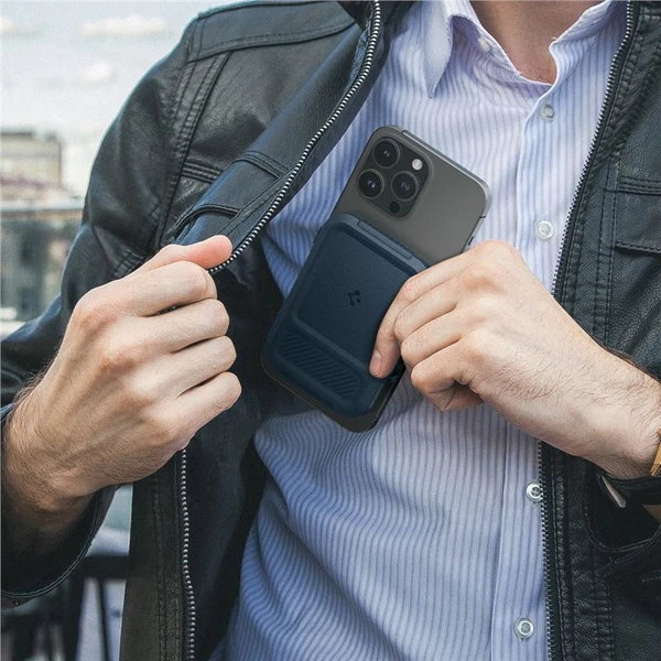 Spigen Lock Fit MagSafe Wallet peňaženka tmavo modrá - Peňaženky - Obrázok 2257b74d3be24c8faaed47e7c123a7d7