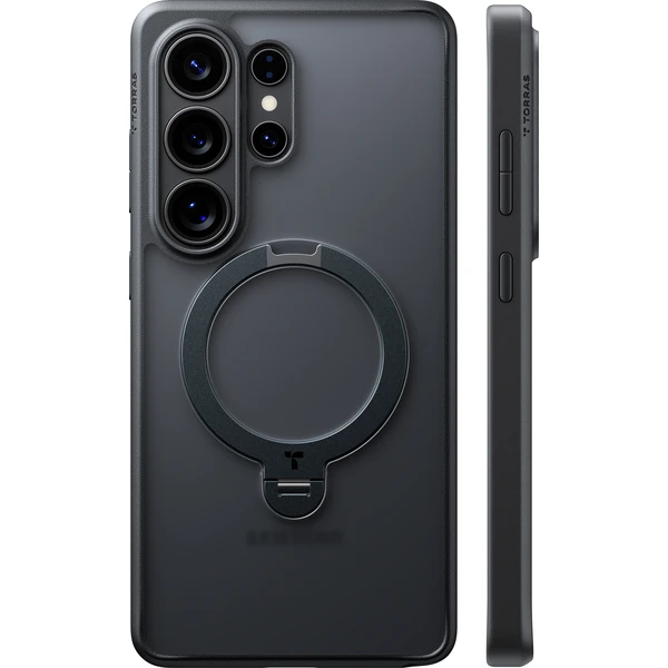 Torras Ostand Q3 Spin MagSafe kryt Samsung Galaxy S26 Ultra obsidian black - Puzdra - Obrázok 228289b76b8a416281133743b18da4e2