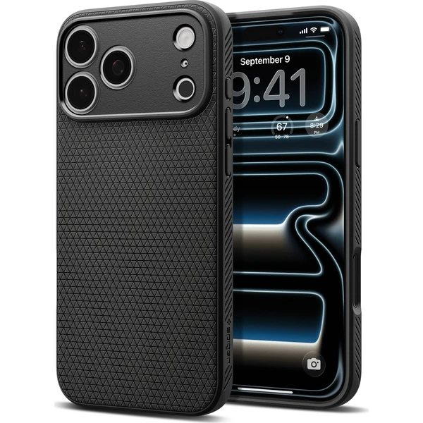 Spigen Liquid Air kryt iPhone 18 Pro Max/17 Pro Max matná čierna - Puzdra - Hlavný obrázok