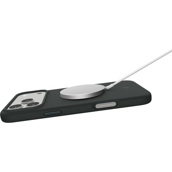 Spigen Silicone Fit MagSafe kryt iPhone 17 Pro abyss green - Puzdra - Obrázok 2294ccfe54b147548e3f12c5a1b54fae
