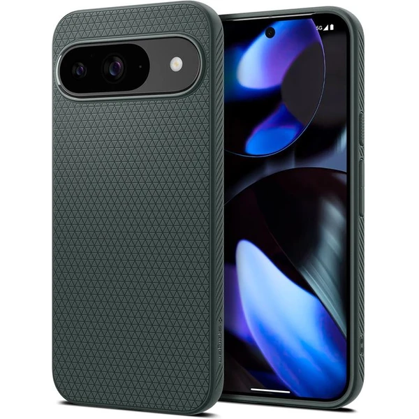 Spigen Liquid Air kryt Google Pixel 9 Pro/Pixel 9 zelený - Puzdra - Hlavný obrázok