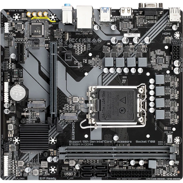GIGABYTE B760M H DDR4 - Základné dosky - Obrázok 229D000P01