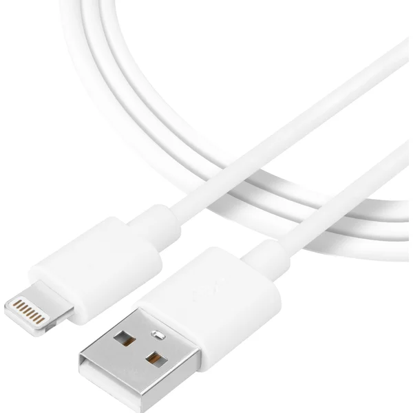Taktický hladký kábel USB-A/Lightning napájací 10,5W 2m biely - Káble a redukcie - Hlavný obrázok