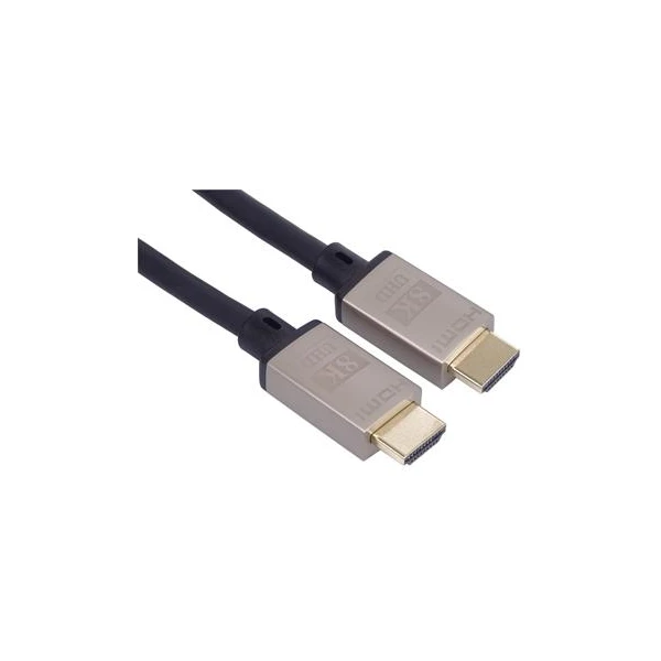 PremiumCord HDMI 2.1/HDMI 2.1 kábel s ethernetom 8K 5m čierny - Káble a redukcie - Hlavný obrázok