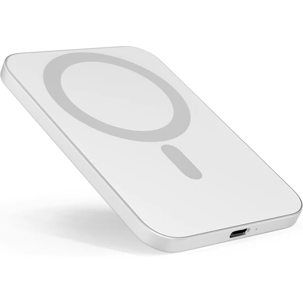 iWant 3000mAh Aluminium Mag+ MagSafe bezdrôtová powerbanka strieborná - Powerbanky - Obrázok 22QC000L01