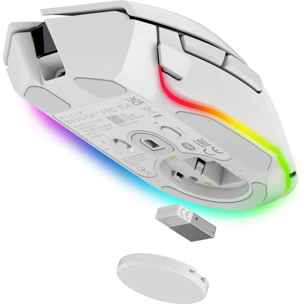 Razer Basilisk V3 Pro 35K bezdrôtová herná myš biela - Myši - Obrázok 22UC000L01