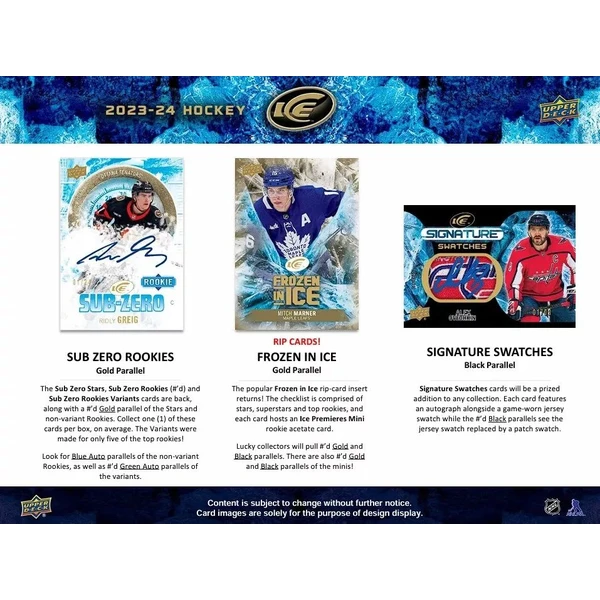Hokejové karty 2023-24 Upper Deck Ice Hockey Hobby Box - Hokejové karty - Obrázok 22Y7000P01