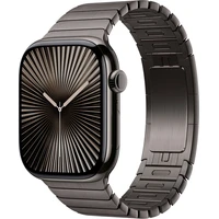 Apple Watch 49/46/45/44mm bridlicovo šedý článkový ťah - Remienky