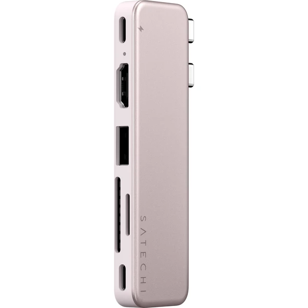 Satechi USB-C Snap Hub (1x HDMI 4K 60Hz, 1x USB-C až 5 Gbps, 1x USB-A 3.0 až 5 Gbps, 1xUSB-C P - USB huby - Obrázok 22bdac15ea624b4694937f4028a43ca2