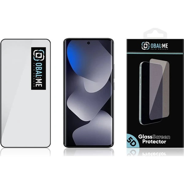 OBAL:ME 5D tvrdené sklo Xiaomi Redmi Note 15 4G/5G/Poco M8 5G čierne - Ochranné fólie a sklo - Obrázok 22c57964776f47e5a62a3867d386beb1