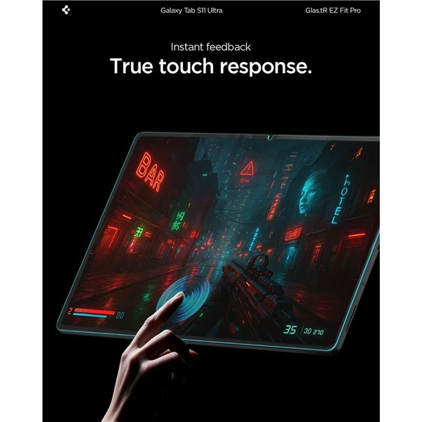 Spigen Glass tR EZ Fit Pro sklo Samsung Galaxy Tab S11 Ultra priehľadné (1 ks) - Ochranné fólie a sklo - Obrázok 22c5fb08b4714d0db59f8e0c6d190e42