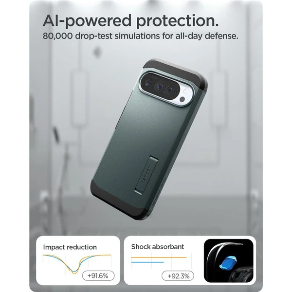 Spigen Tough Armor MagSafe kryt Google Pixel 10 Pro XL zelený - Puzdra - Obrázok 22cebafc327c4dfa902d84b4e150e9ee